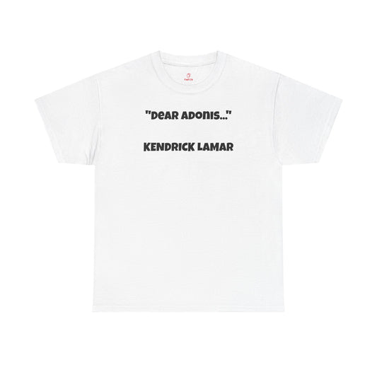 Heavy Cotton Tee - Meet The Grahams - Kendrick Lamar - White